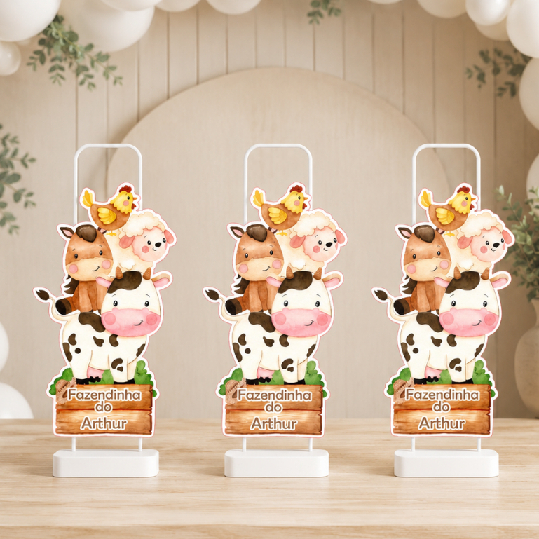 KIT APLIQUE PARA TUBETE FAZENDINHA PERSONALIZADO/ LEMBRANCINHA FAZENDINHA