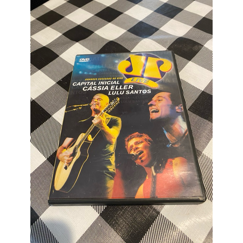DVD Joven Pan Live - Capital Inicial, Cássia Eller e Lulu Santos