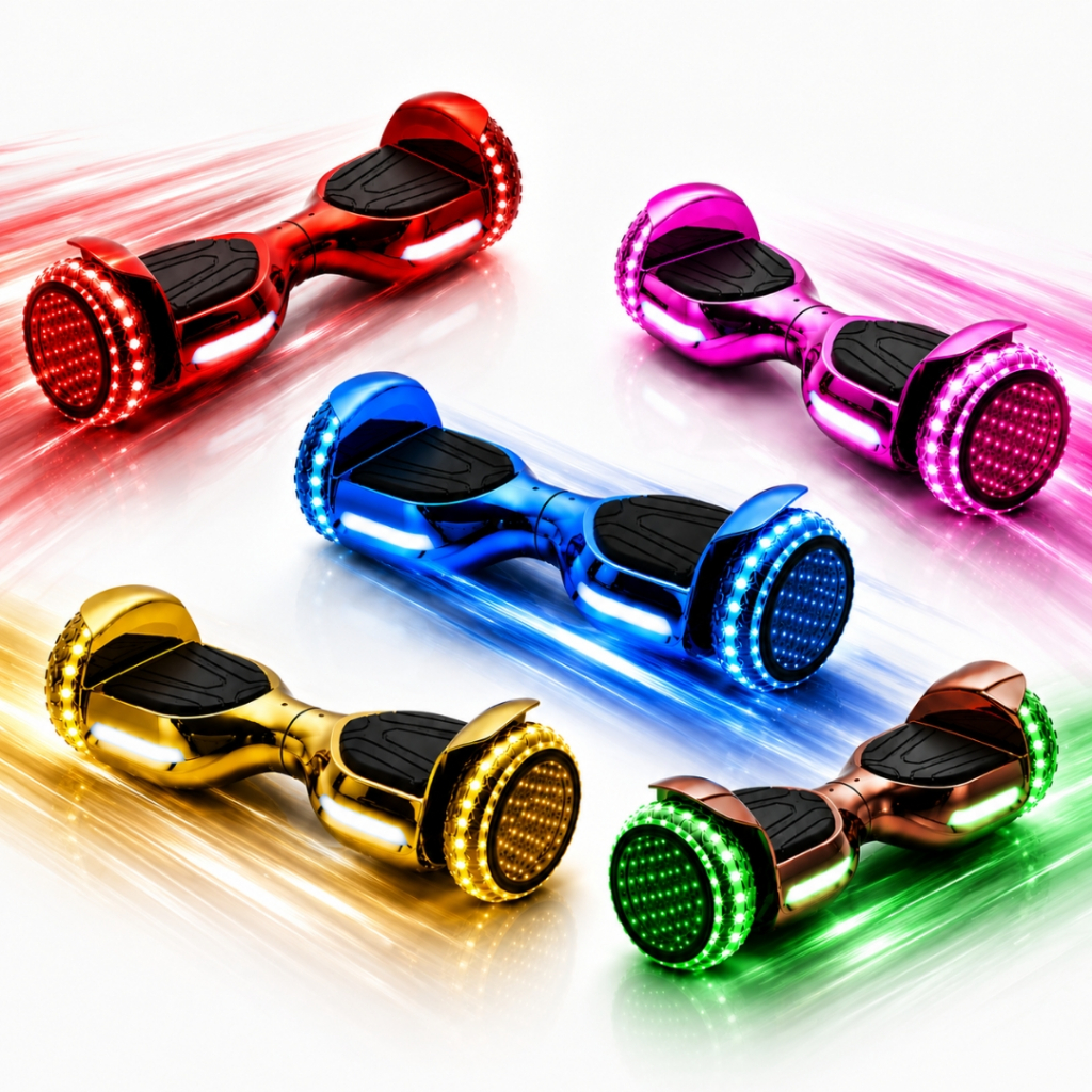 Hoverboard Bluetooth Infantil Skate Elétrico LED Caixinha de Som Baka Sport Crianças 6,5' D45