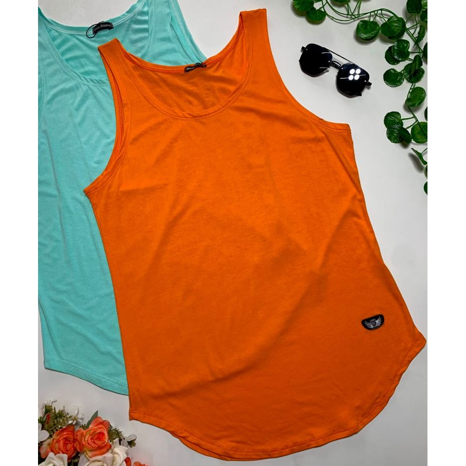 Regata Masculina Lisa | Camiseta Sem Manga Masculina Poliéster | Moda Casual, Fitness, Praia, Academia, Streetwear