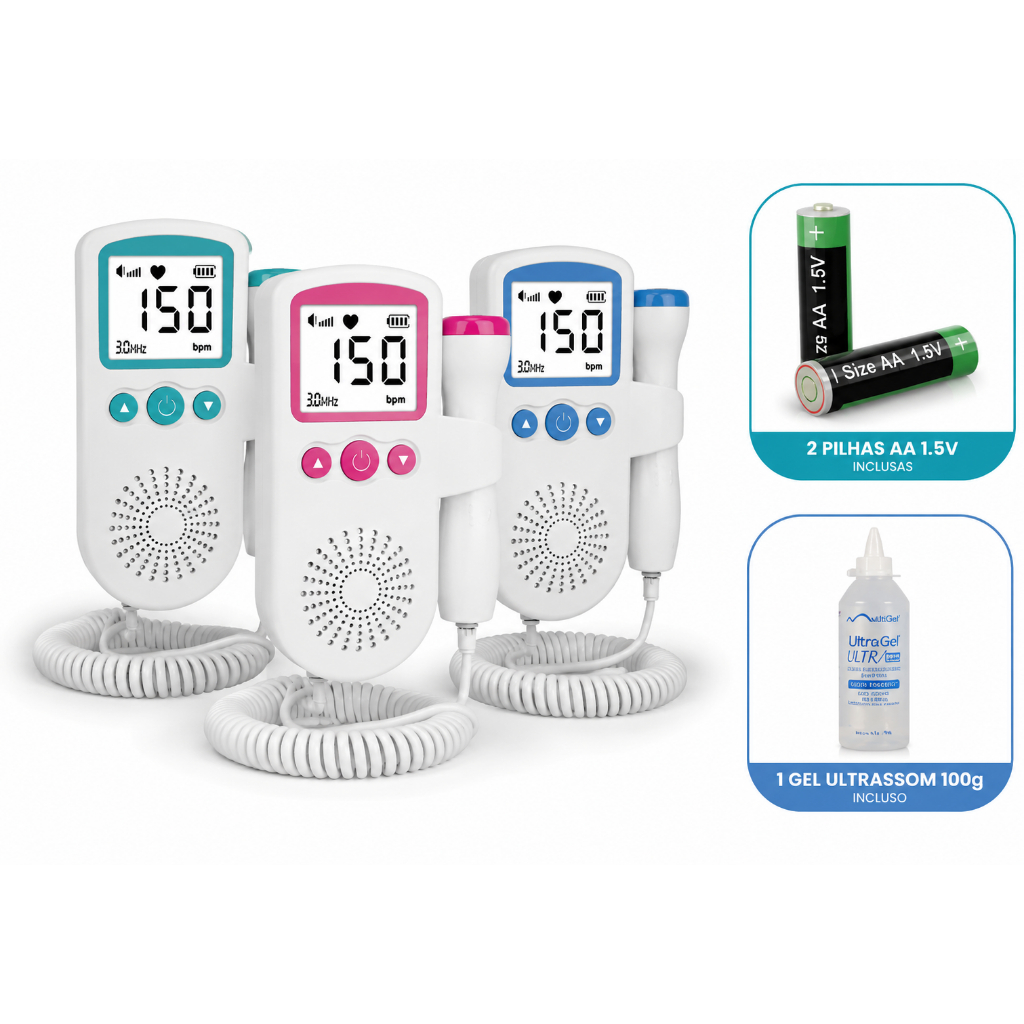 Sonar Fetal Doppler Monitor Frequência Cardíaca