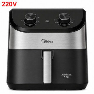 Fritadeira Air Fryer 5,5l Widemax Com Interior De Alumínio 1900w Midea - 220V
