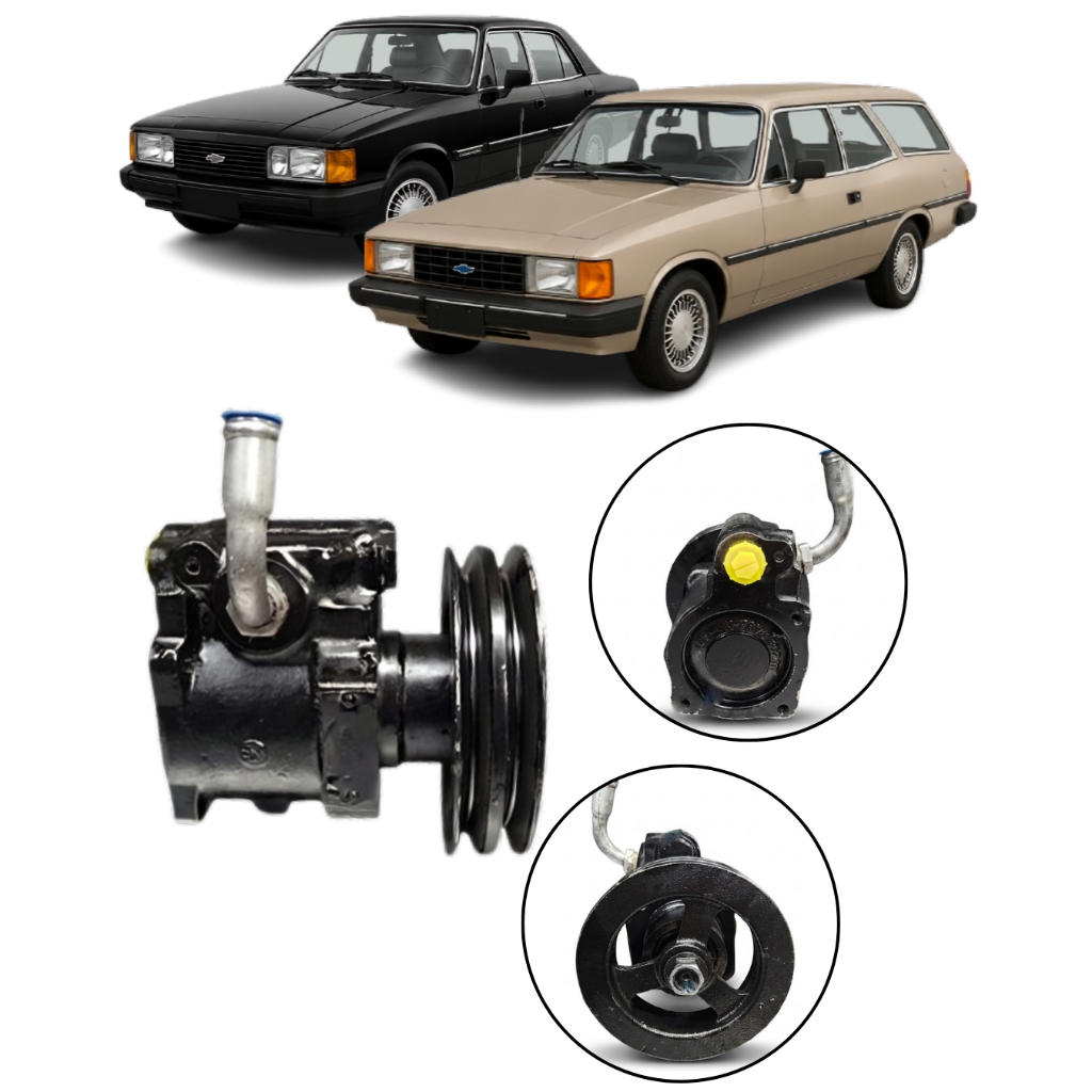 Bomba de Direção Hidráulica ZF Chevrolet Opala Caravan 6cc 1988 até 1992