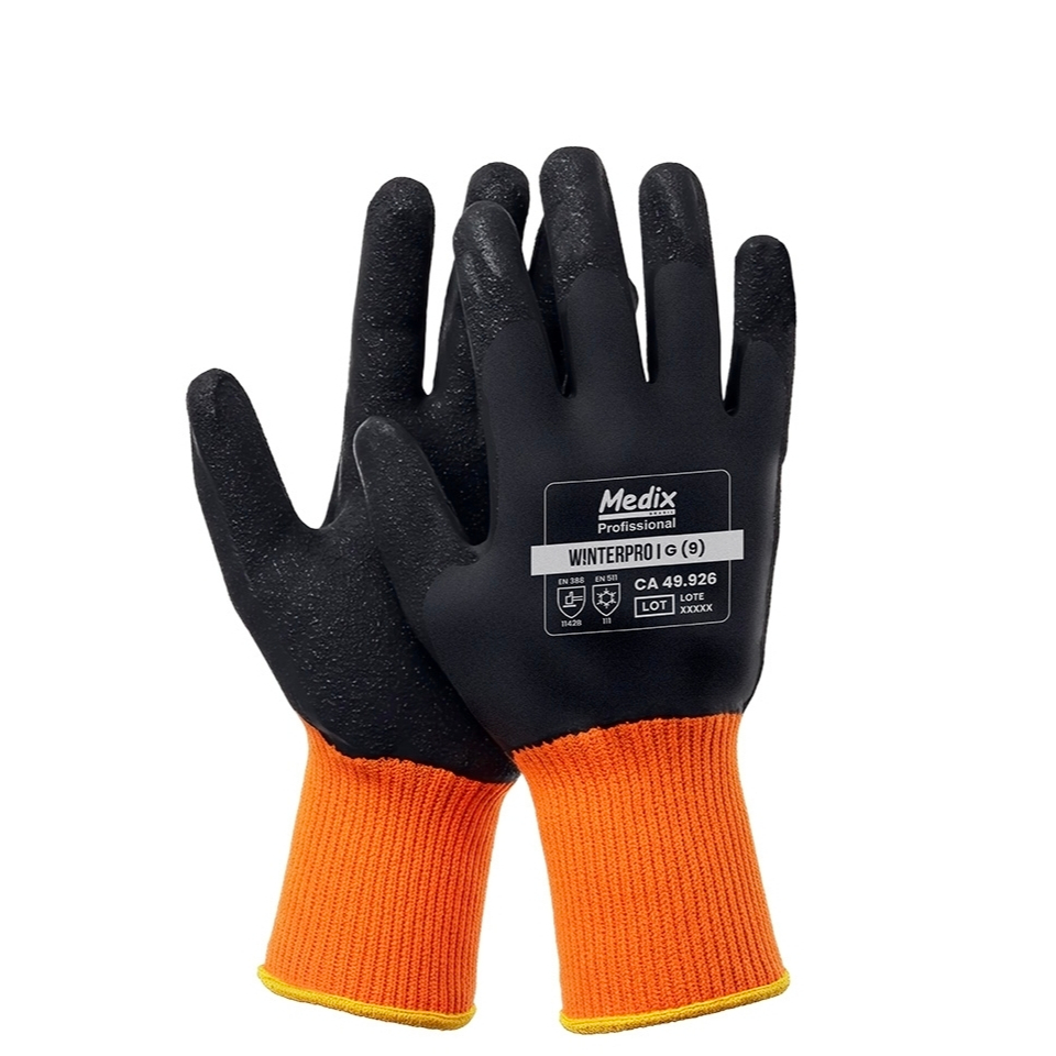 Luva para baixas temperatura Winterpro CA49926 forro duplo MEDIX