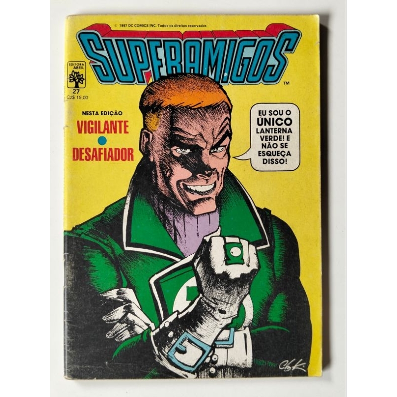 Superamigos /Abril - n° 27 (1987) Arco: CRISE Nas Infinitas Terras - Vigilante /Desafiador