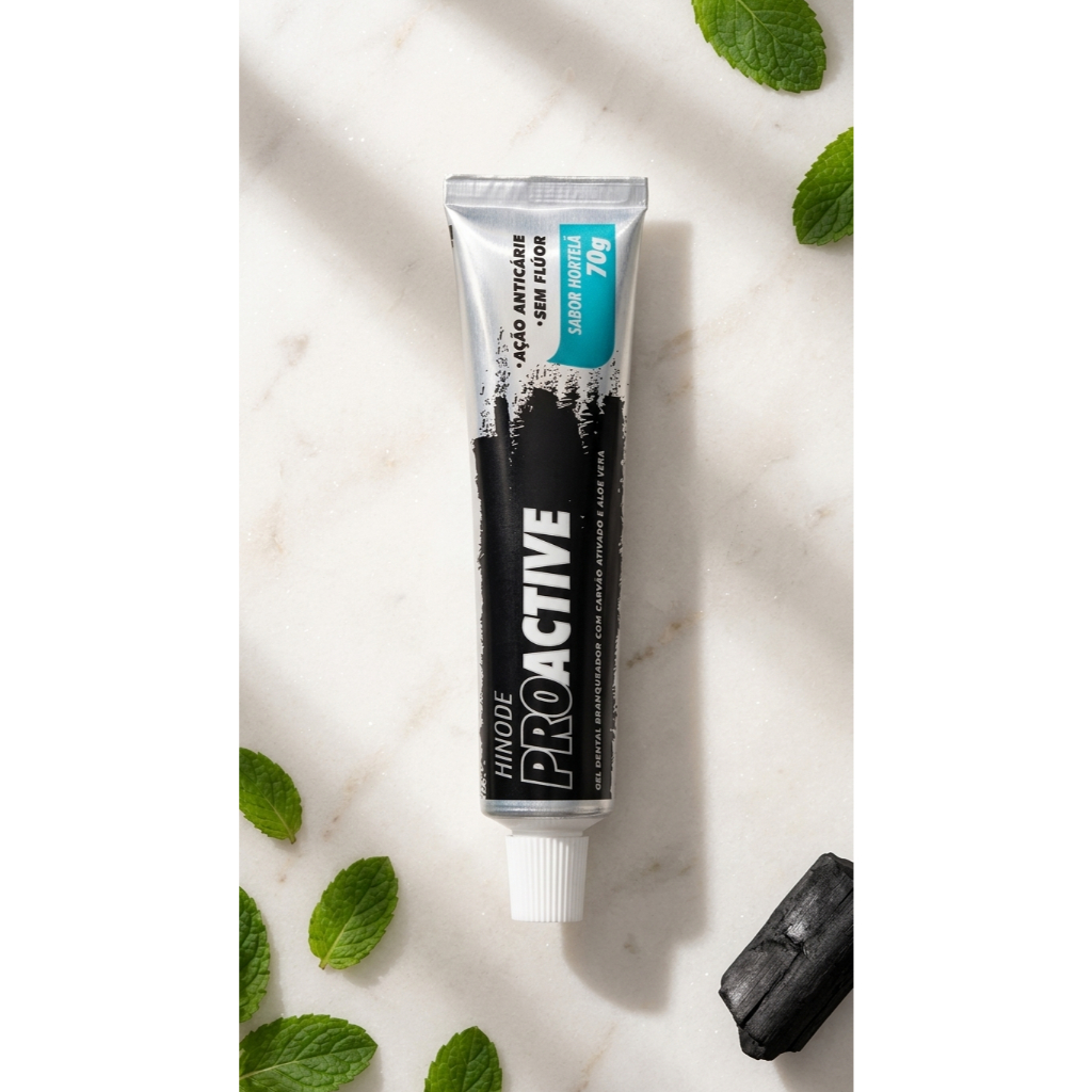 Imagem Gel Dental com Carvão Ativado e Aloe Vera Hinode 70g