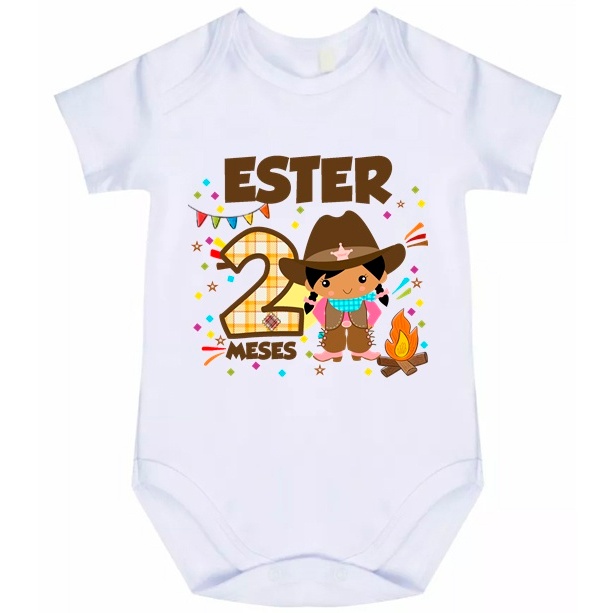 BODY BEBÊ FESTA JUNINA ESTER 2 MESES M1236 M1236-
