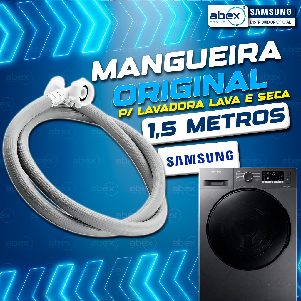 Mangueira De Entrada De Agua Samsung Lavadora e Lava E Seca Original DC62-10289C