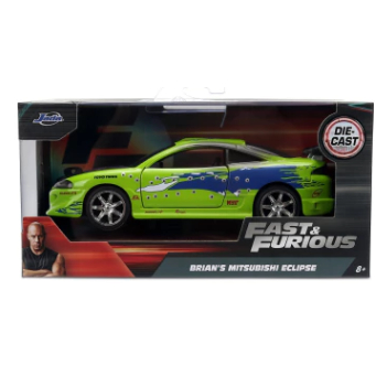 🔥🚗 1995 Brian’s Mitsubishi Eclipse – Fast & Furious – Jada 1:32 🚗🔥