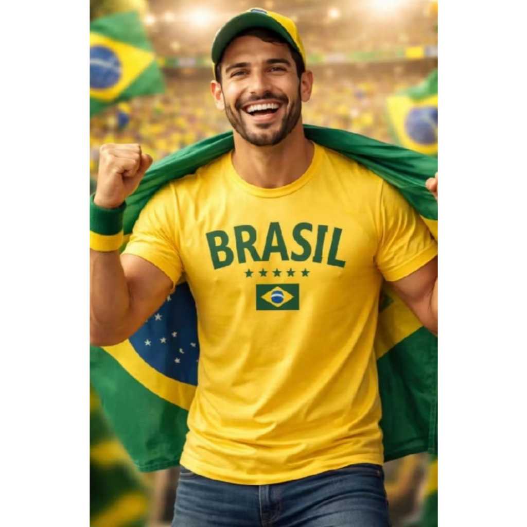 Camisa Seleção Brasileira Masculina e Feminina Nova Coleção