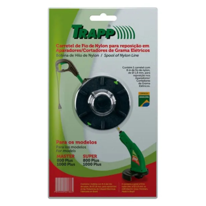 Carretel nylon roçadeira Trapp Master/Super 800/1000 Plus