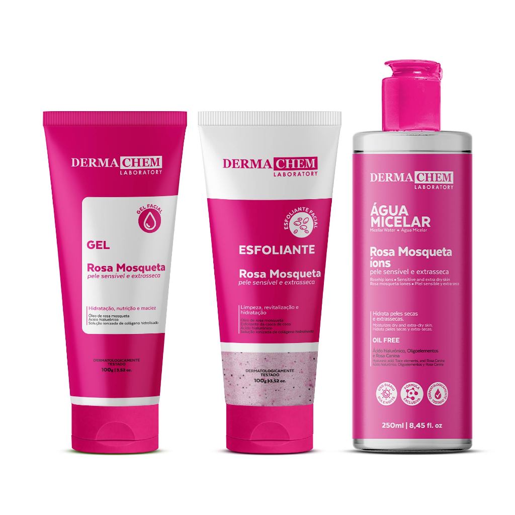 Kit Skin Care Limpeza de Pele Dermachem