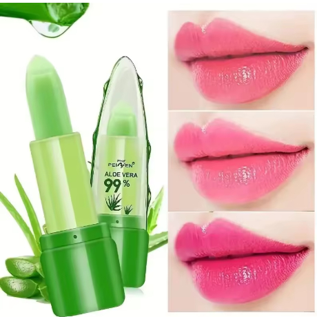 Batom Aloe Vera Warm Change – Hidratação, Proteção e Cor Mágica