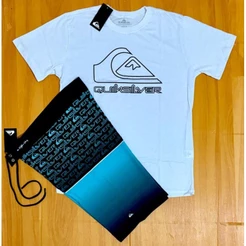 Conjunto Masculino Camiseta e Bermuda QKS