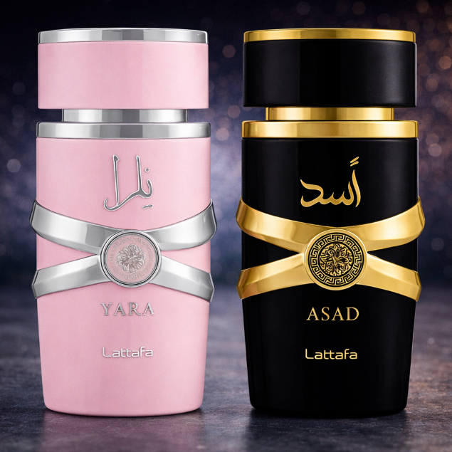 Kit De 1 Até 2 Perfumes Importados Árabe 100ml ASAD Masculino + YARA Feminino | Alta Fixação