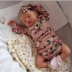 48cm Silicone Bebê Reborn Boneca Menina Realista Banho Barato