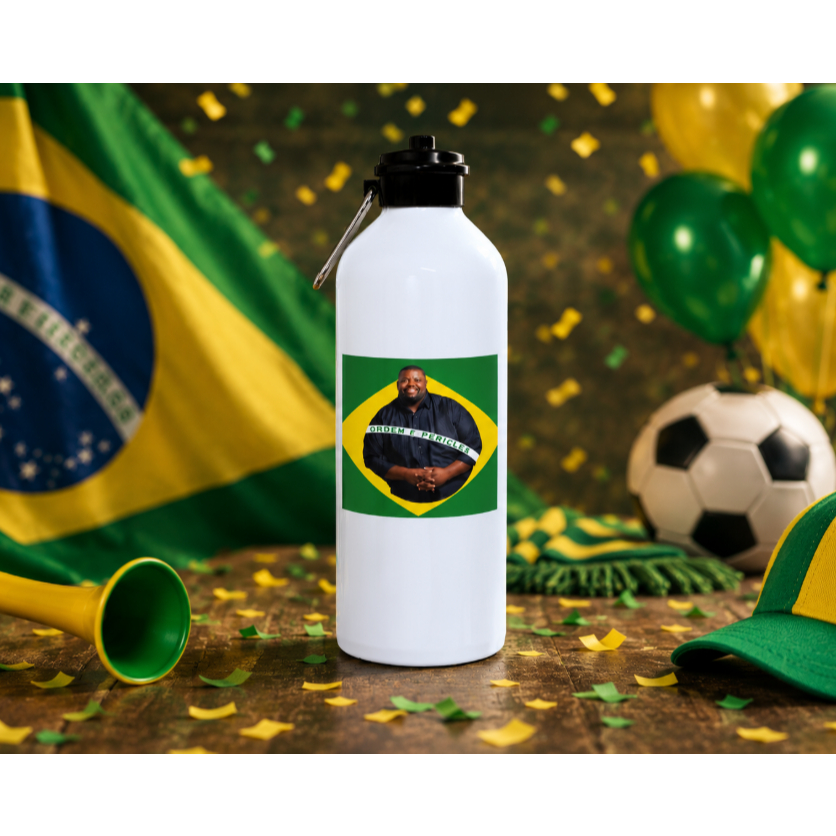Garrafa Squeeze Divertida Estilo Brasileiro 🇧🇷