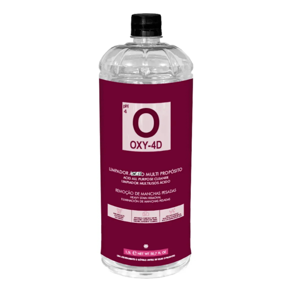 Limpador De Estofados Vinil E Couro Oxy-4D 1500ml Easytech
