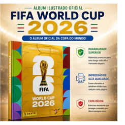 1 Album Capa Dourada Copa do Mundo 2026