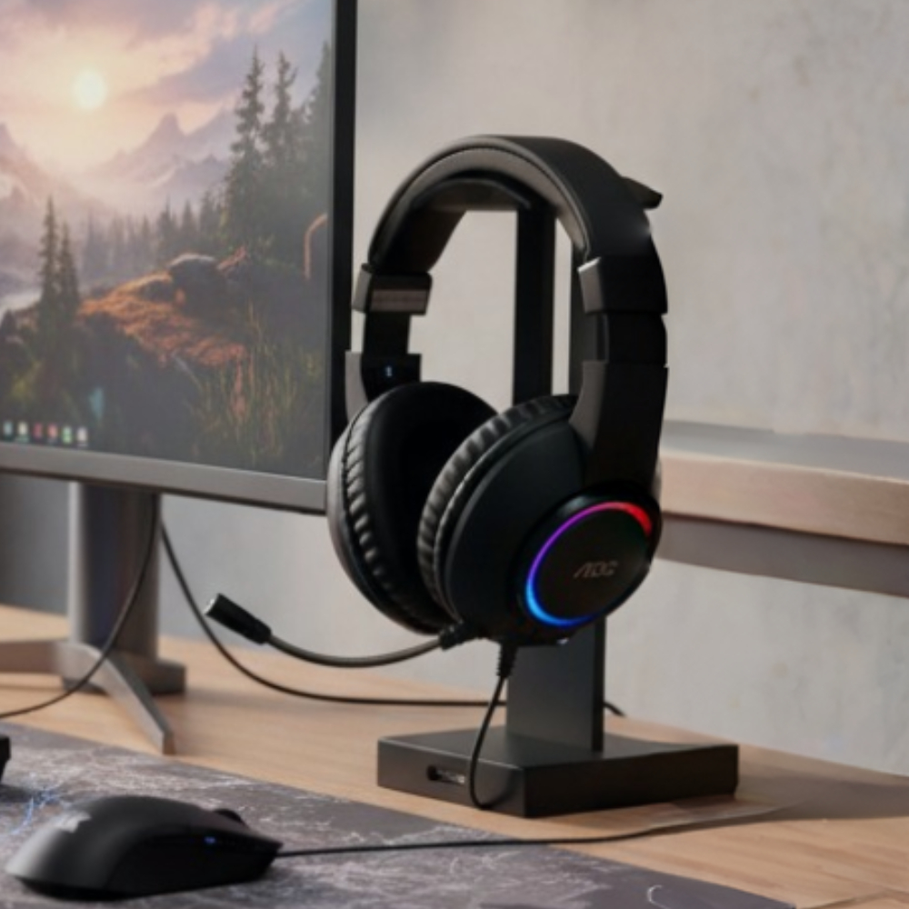 Fone Headset Surround Gamer RGB LED Profissional Bass Para PC Console 🎧