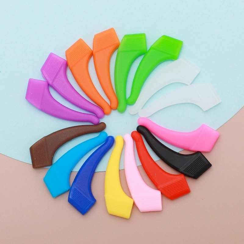 Gancho de Silicone Antiderrapante para Óculos – Esportivo e Confortável (Par) Óculos / Esportes