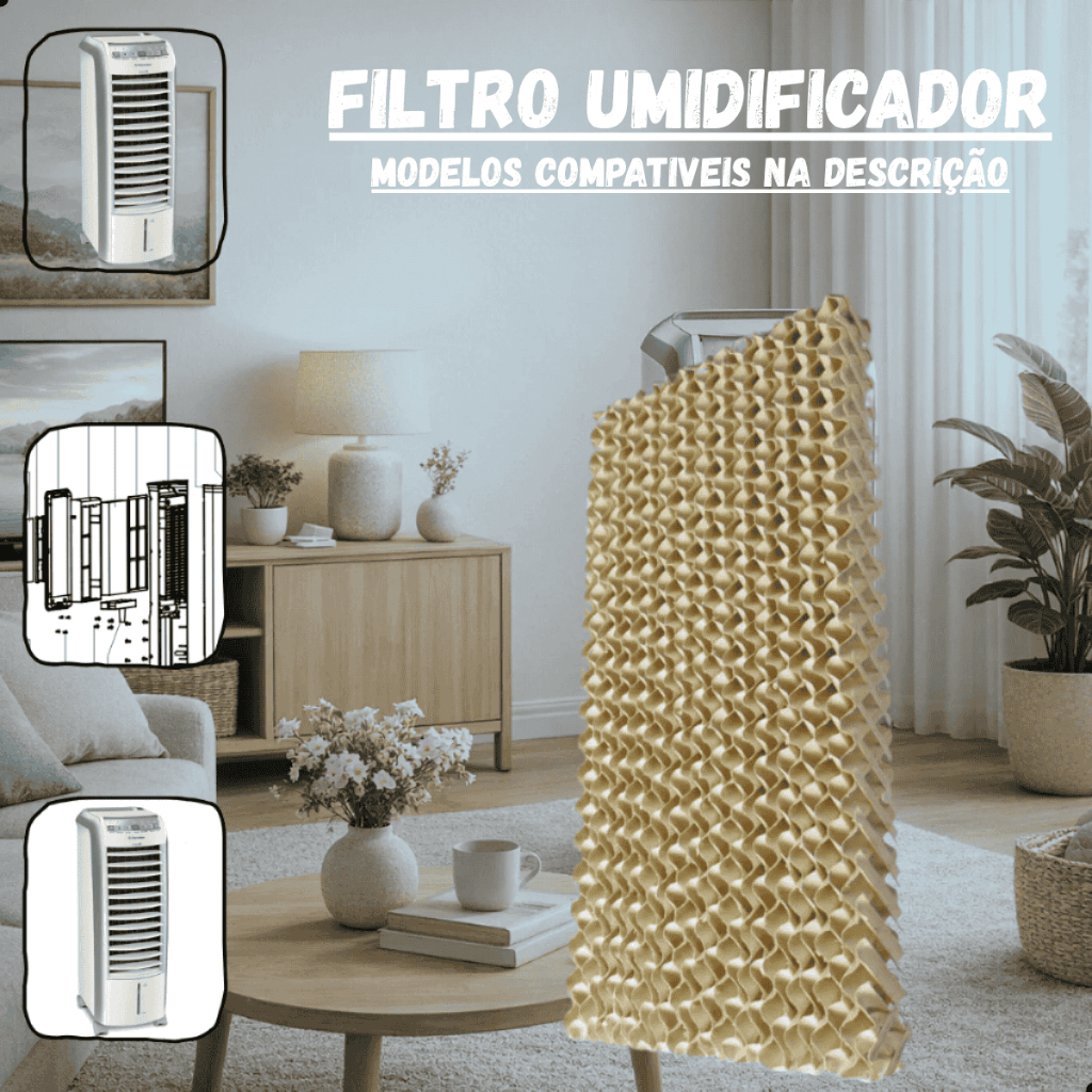 Filtro Colmeia Climatizador de ar para Electrolux Cl07f Cl07r