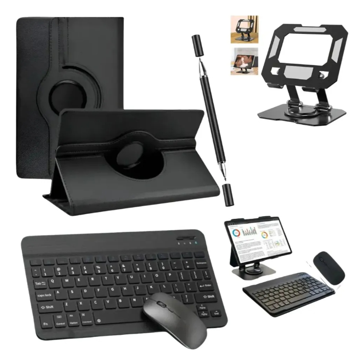 Combo Capa P/tablet Lenovo K10 Tab 10.1 '' + Teclado Mouse