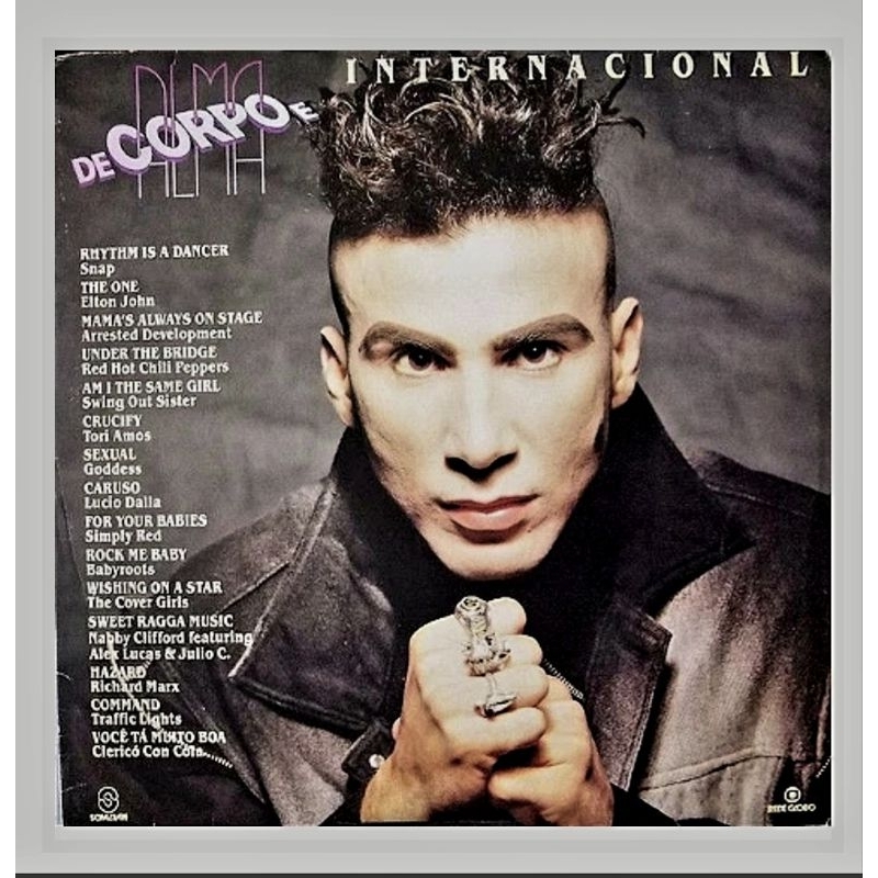 LP VINIL TRILHA SONORA INTERNACIONAL DA NOVELA DE CORPO E ALMA