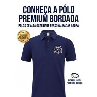 Camisa Polo Uniforme Personalizado Bordado Com Sua Logomarca