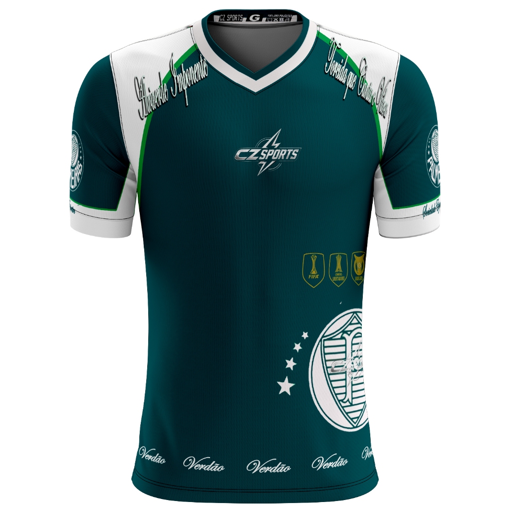 camisa futebol verdao masculina dryfit camiseta time blusas times treino corrida esportiva leve jogo