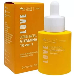 Sérum Facial Vitamina C Oil Free Max Love – 30ml | Pele Iluminada, Uniforme e Sem Oleosidade