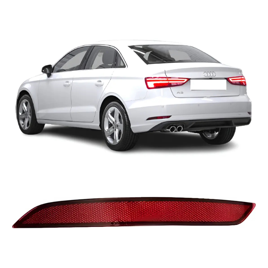 Refletor Olho de Gato Parachoque Traseiro  Audi A3 Sedan 2017 2018 2019 2020 Esquerdo 8VD945105C