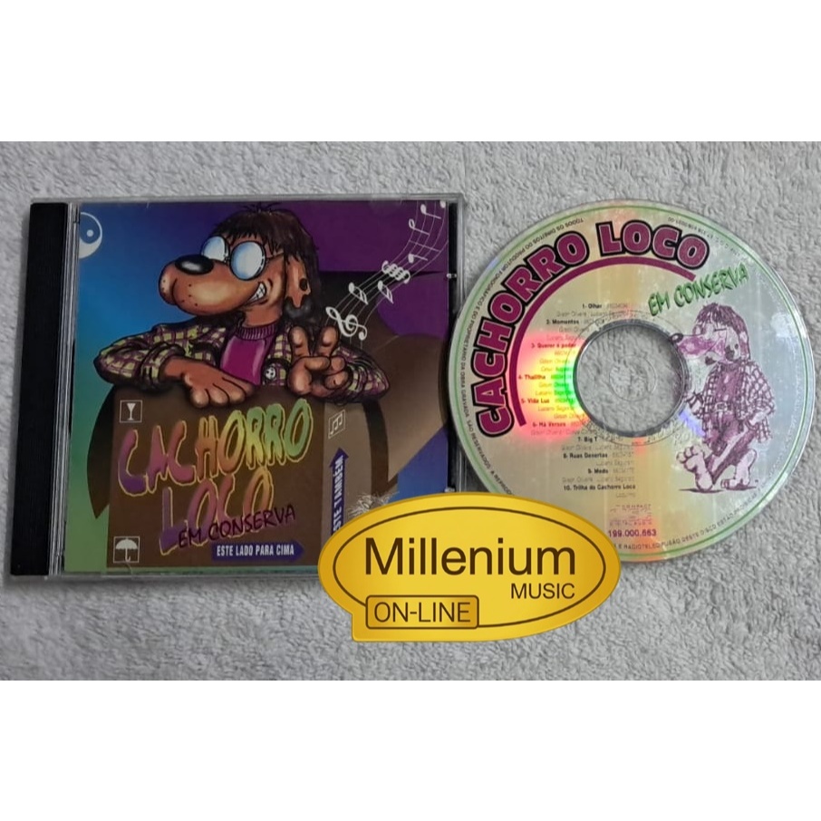 CD Cachorro Loco Em Conserva  Este Lado Para Cima 1998 Original Gravadora Colecionador Ótimo Estado