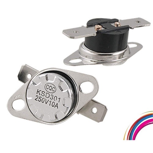 Kit 50 Peças - Termostato 175graus Cerâmico Ksd-301 Normal Fechado Nf / Nc