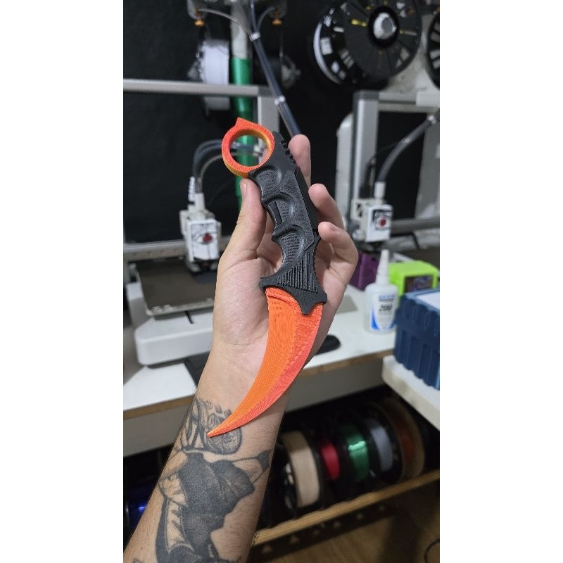 Faca Karambit de Treino/ Karambit Impressão 3D