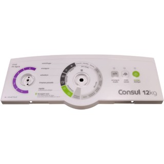 CONSOLE + PAINEL DECORATIVO COMPATIVEL LAVADORA DE ROUPAS CWH12B - W11626365