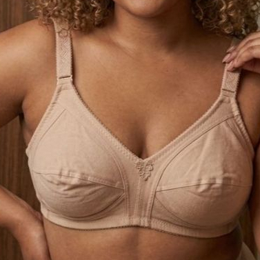 Sutiã Plus Size Algodão Alta Sustentação Reforçado Conforto Sem Bojo Sem Aro Lingerie Feminina