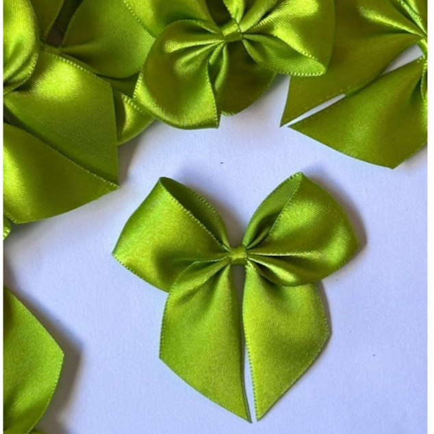 Laço Nº5 6x6 cm - 50 unidades Decorações natalinas, mesas, bolas e esferas acrílicas, caixa milk, personalizados.