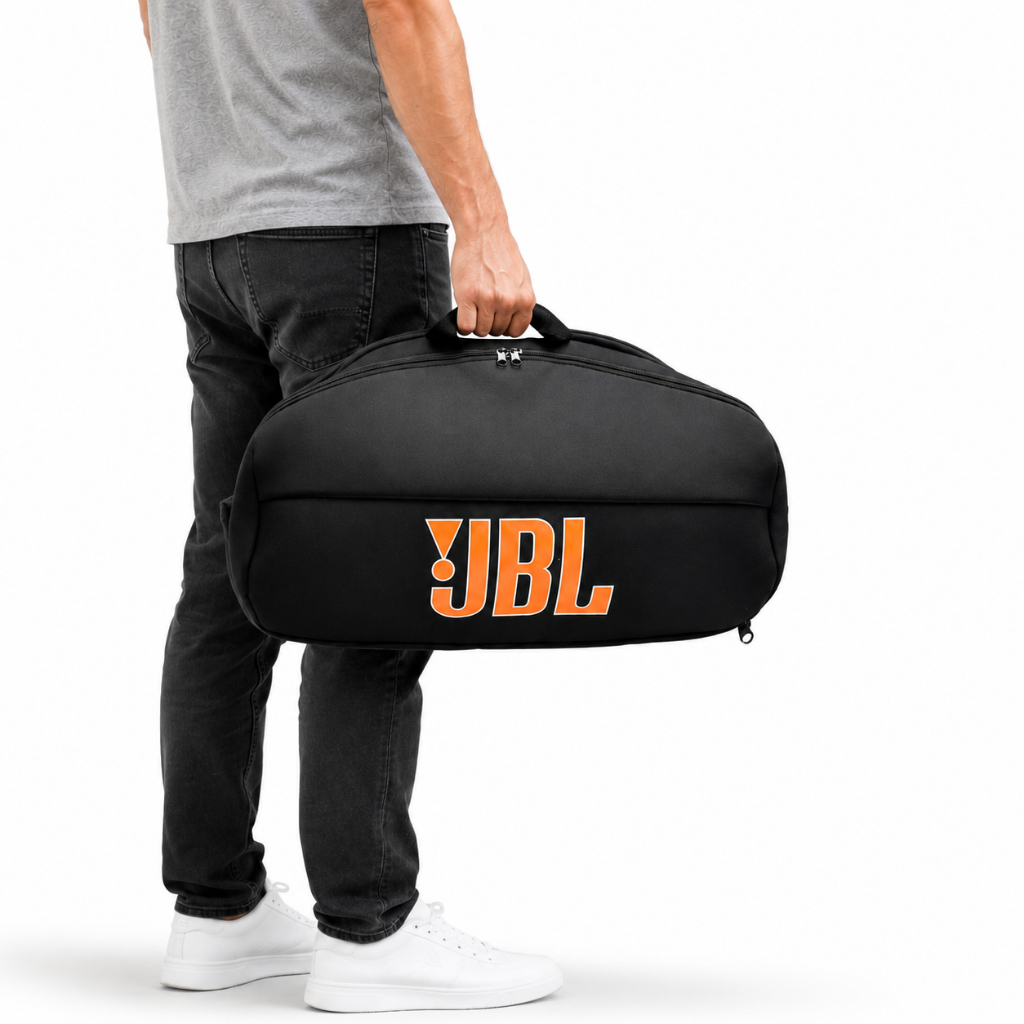 Bolsa Capa para Caixa de Som Boombox 4321 Transporte Viagem com Alça Zíper Proteção Portátil Resiste