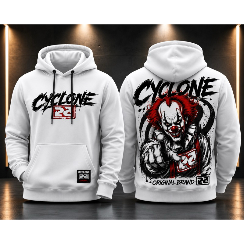 Moletom Cyclone Unissex Flanelado Streetwear com Capuz Envio Rápido