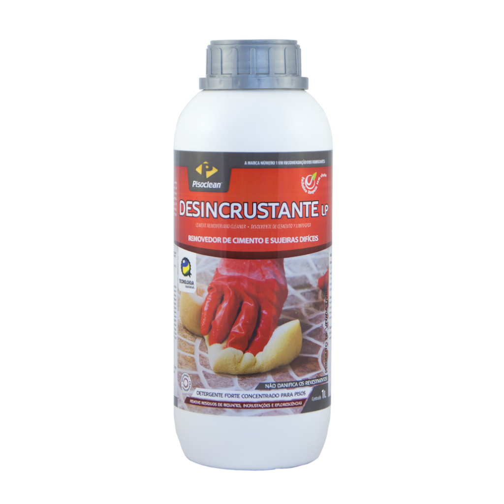 Desincrustante Pisoclean 1 L - Seguro para Pisos e Meio Ambiente