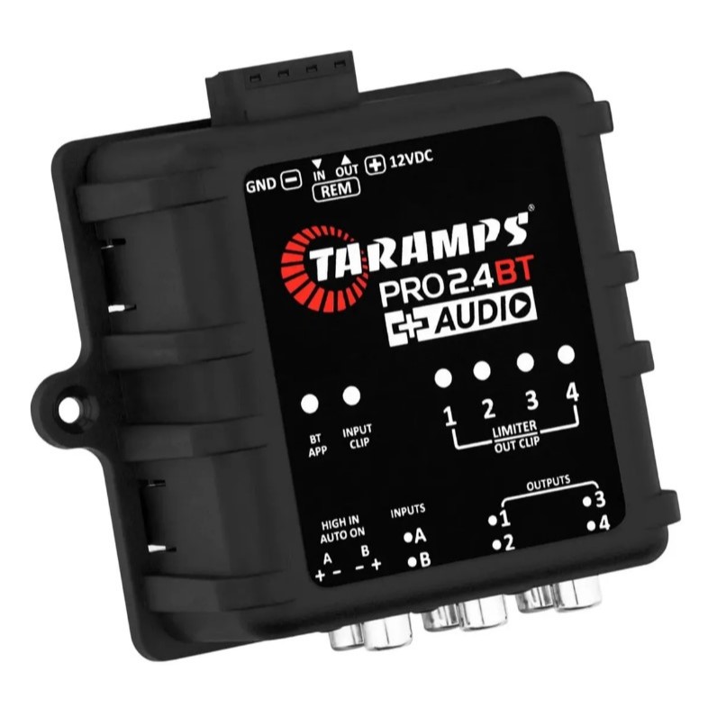 Processador + Player Taramps Pro 2.4 Bt + Audio