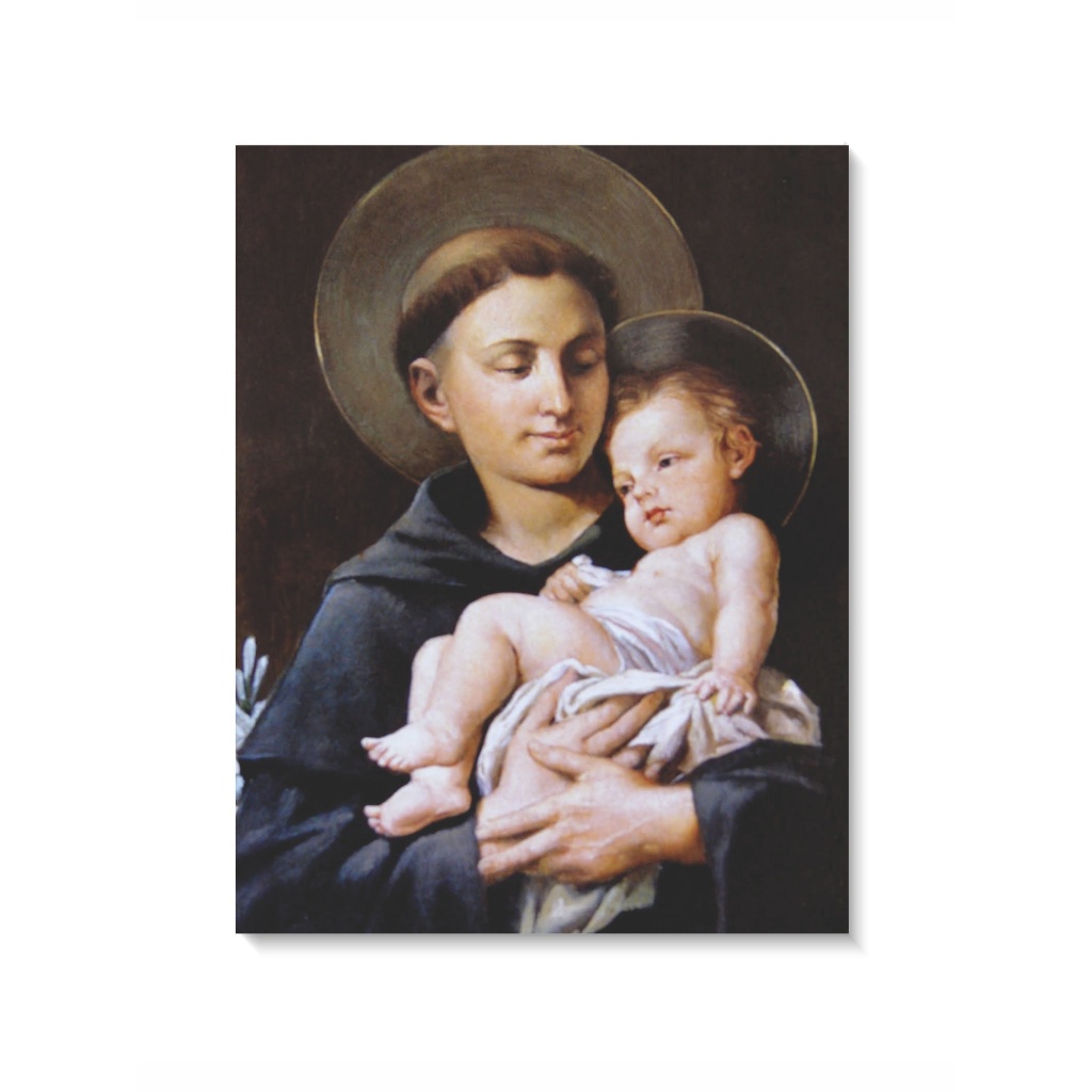 Quadro Decorativo Santo Antonio Decoração Religiosa Católica 1 Peça