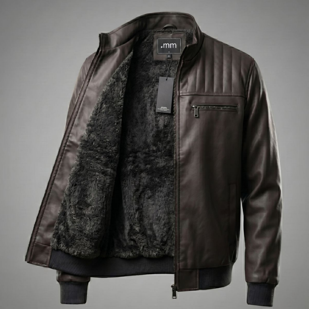 Jaqueta De Frio Masculina Couro Impermeavel Casaco Inverno Qualidade Premuim .MM