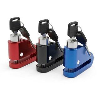 Trava de disco Cadeado Anti furto para Moto e Bicicleta Modelo universal para Freios a Disco