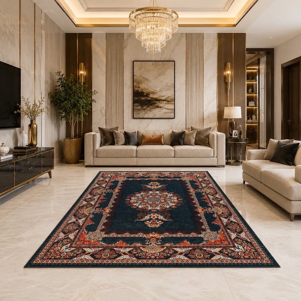 Tapete para Sala e Quarto 2,00x2,40 Belga Antiderrapante Luxuoso Premion