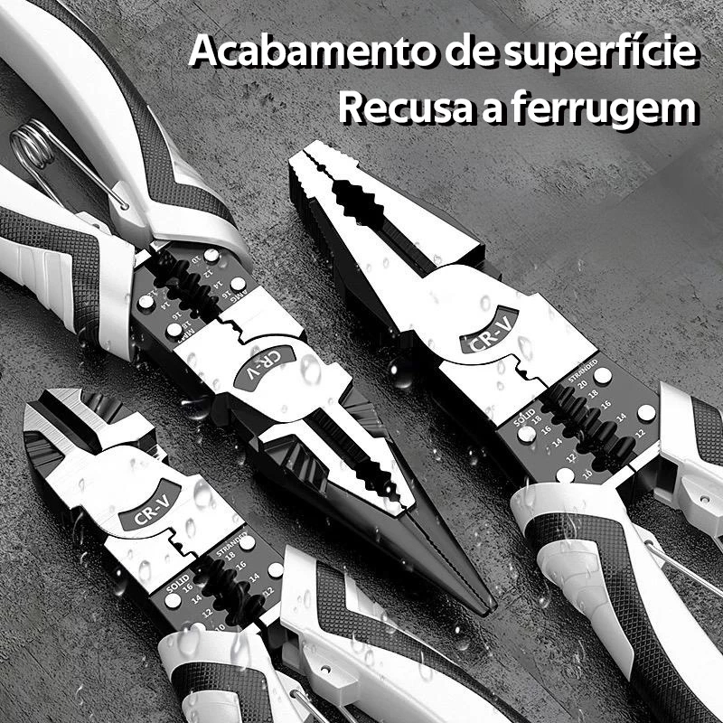Alicate Diagonal Universal Multifuncional E Ponta Fina , Cortadores De Fio Para Eletricistas