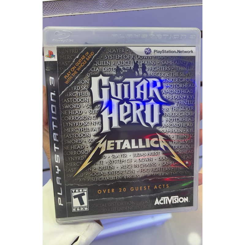 Jogo Guitar Hero Metálica P/ PS3 Original