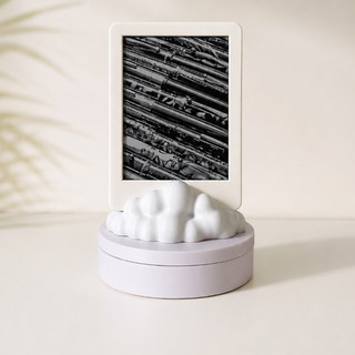 Suporte para Kindle de Nuvem Cute | Decoração Minimalista para Leitura Mesa e Cabeceira Book Lover