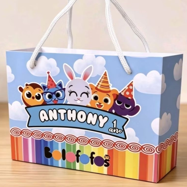 Sacolinha Surpresa Personalizada Bolofofos| Lembrancinha aniversario, festas